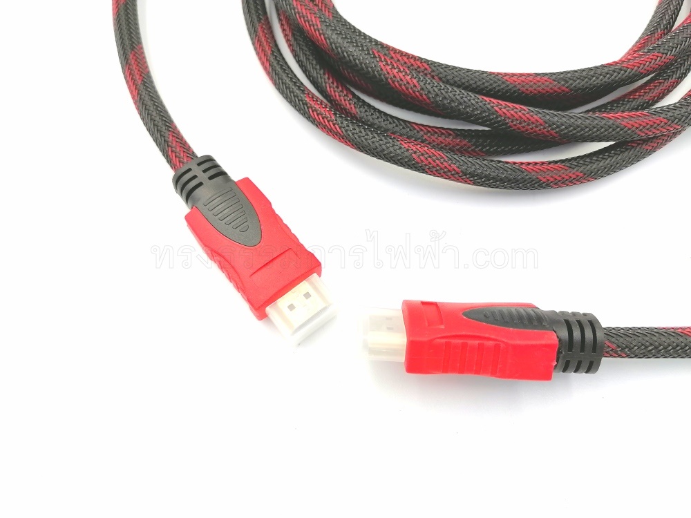 สาย HDMI V1.4 สายถักอย่างดี กันสัญญาณรบกวน