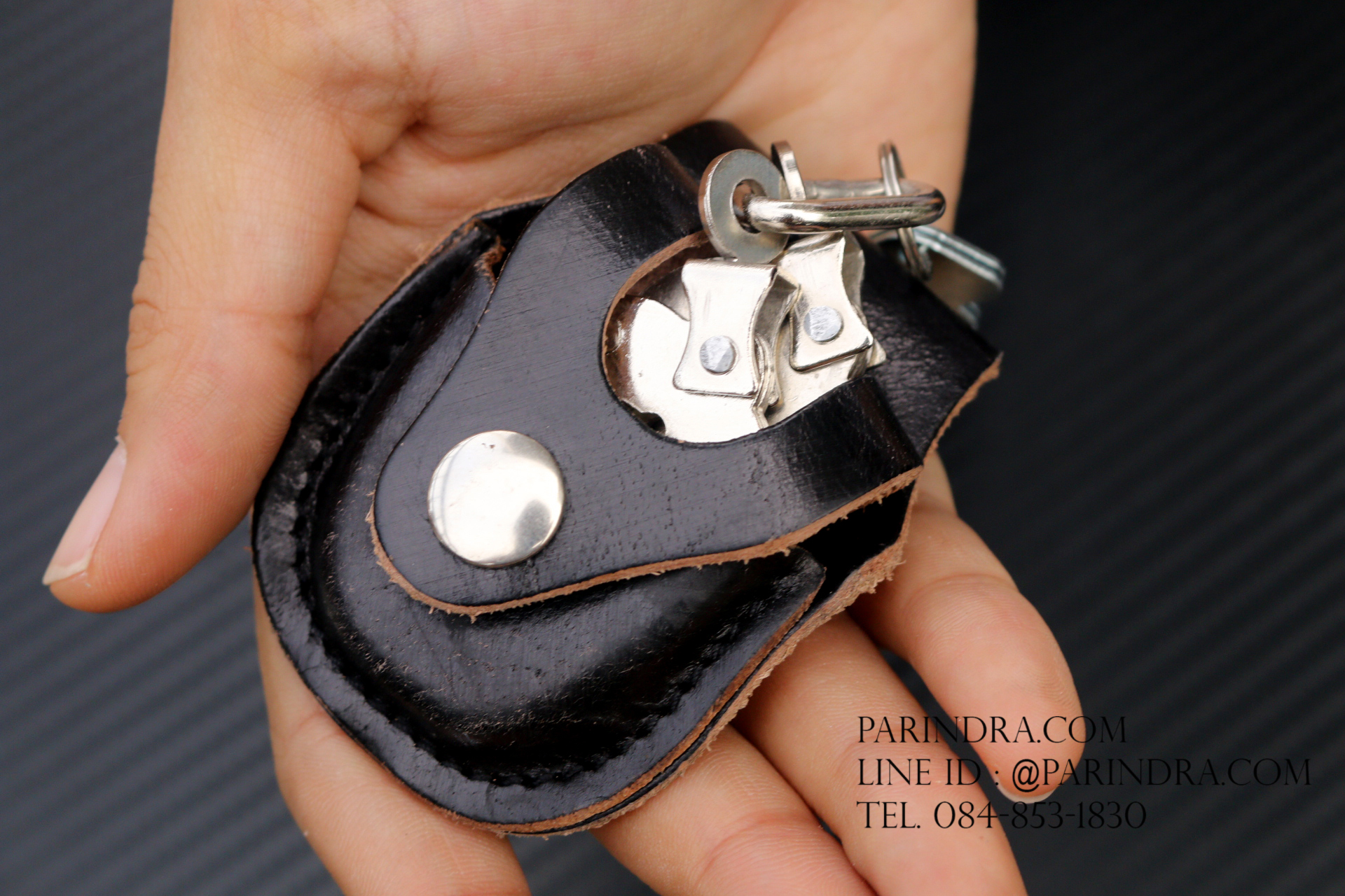 กุญแจนิ้ว ล๊อคนิ้วเท้า อย่างดี ทนทาน พร้อมซองหนังพกพา