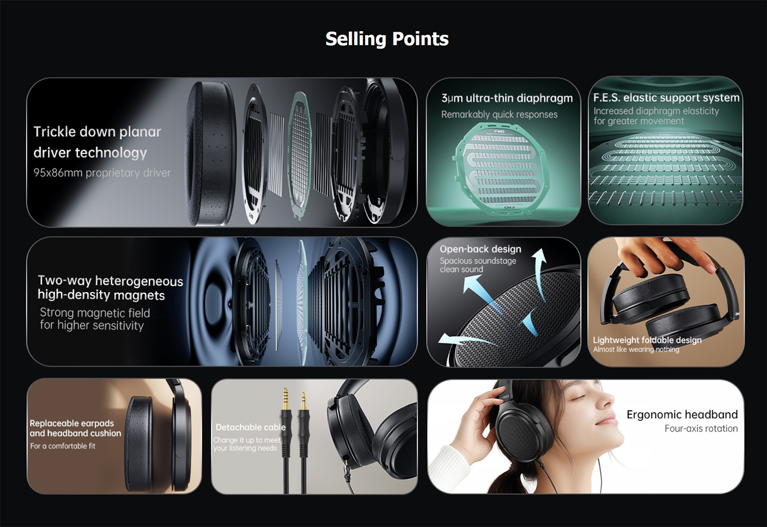 <PreOrder> FiiO JadeAudio JT7 หูฟัง Headphone ไดรเวอร์ Planar ดีไซน์เปิดหลัง รองรับ Hi-Res ประกันศูนย์ไทย