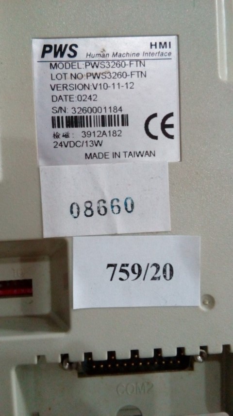 LCD TOUCH SCREEN “ HITECH ” รุ่น PWS3260-FTN