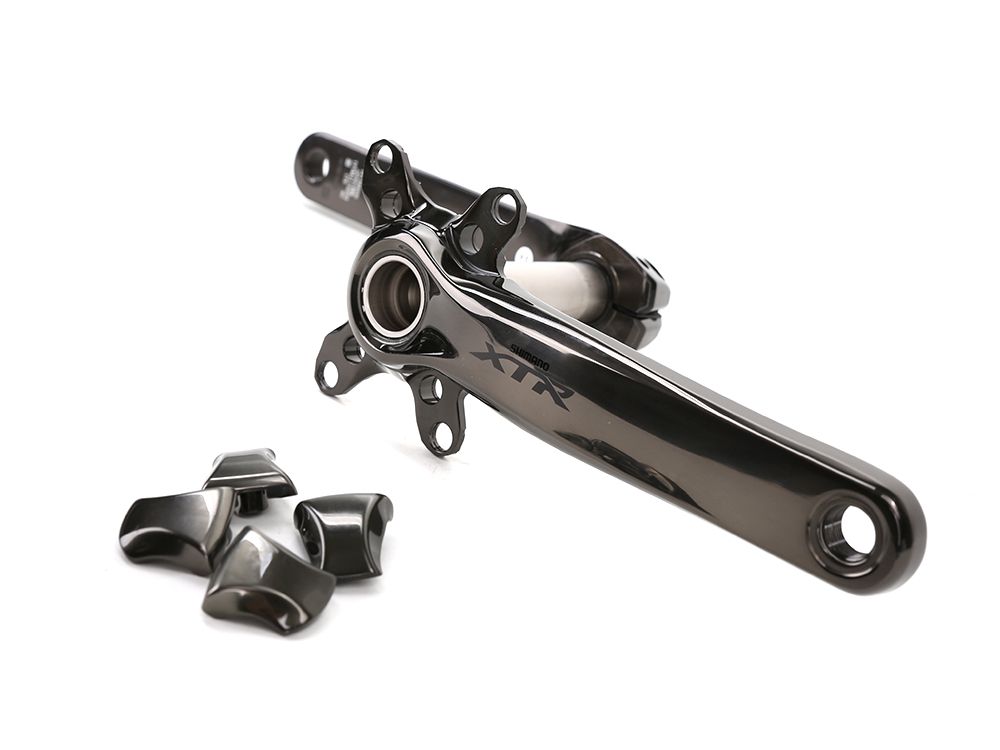 จาน XTR, FC-M9000-1, จานชั้นเดียว, 11-SPD, 175, 170MM, ไม่มีใบจานและกะโหลก, มีแต่น๊อตใบจานให้, มีกล่อง
