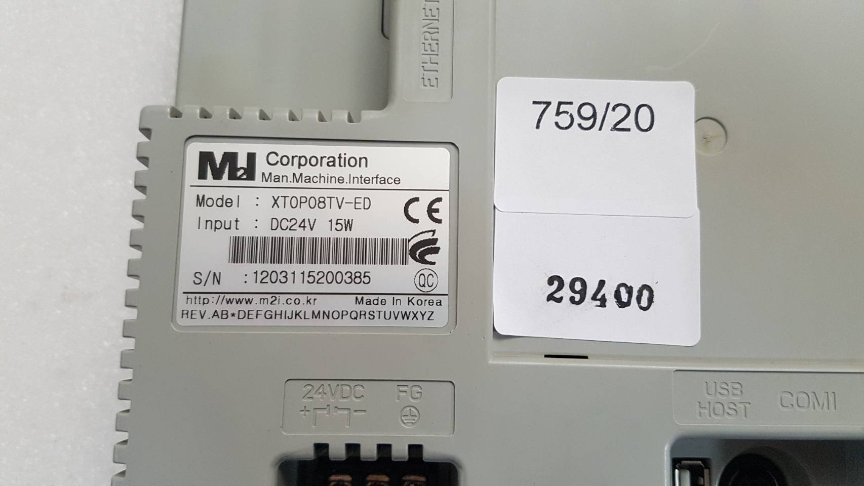 XTOP0BTV-ED HMI " M2I "