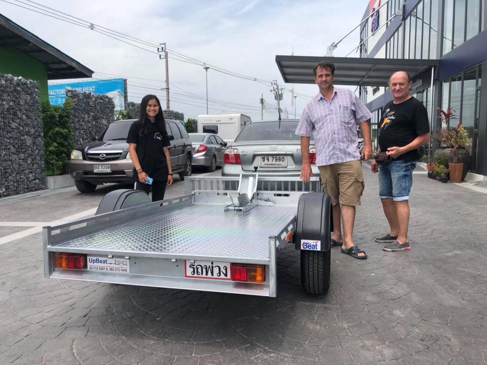 รถพ่วง อัพบีท UPBEAT Dirt Bike JR. BIKE rail motorcycle trailer (ได้ทั้งจักรยานและมอเตอร์ไซค์)