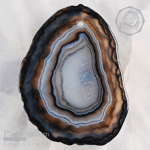 จี้สร้อยคอ AGATE สมบูรณ์มาก แร่เต็ม สำหรับห้อยคอ หรือพวงกุญแจ คัดสวยพิเศษ AGT003