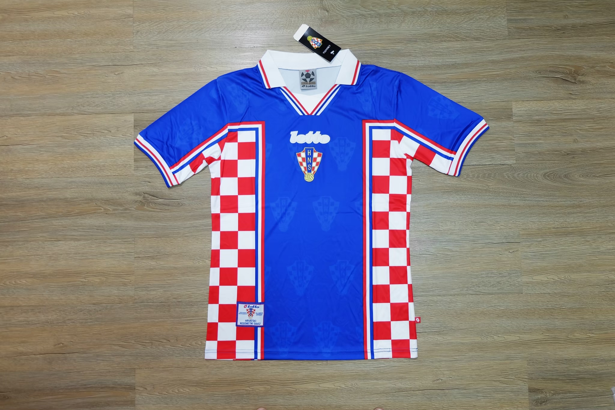 Croatia 1998 World Cup Vintage Jersey เสื้อบอลโครเอเชีย เสื้อโครเอเชียย้อนยุค HNS