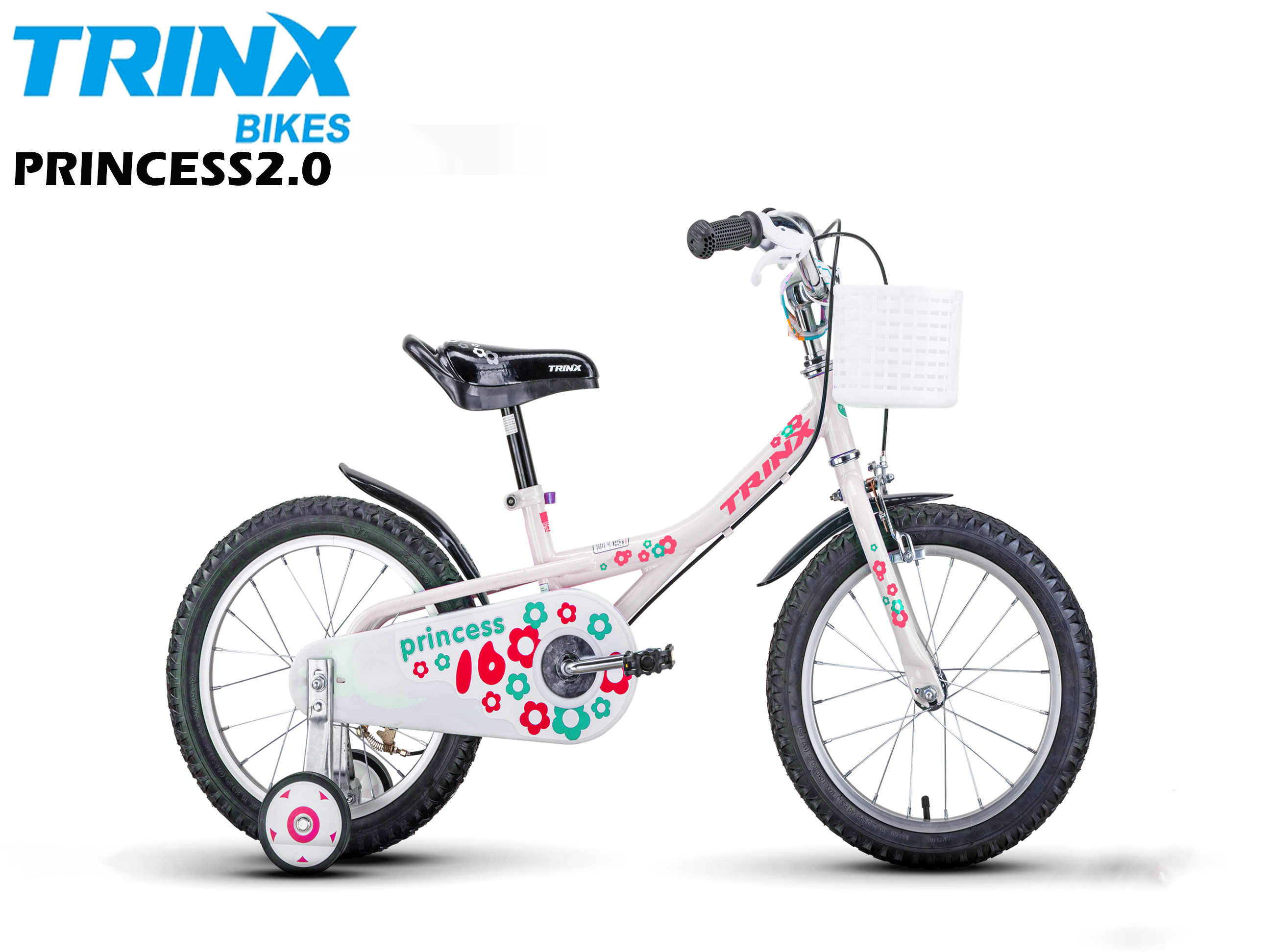 รถจักรยานเด็ก TRINX PRINCESS 2.0 ล้อ 16 นิ้ว เฟรมเหล็ก (ริมเบรค)