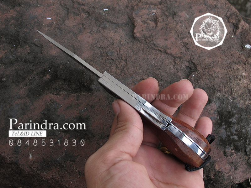 มีดพับ Boda ตั้งแคมป์ ตกปลา ขนาด รูปทรงแปลก สวยงามครับ #001