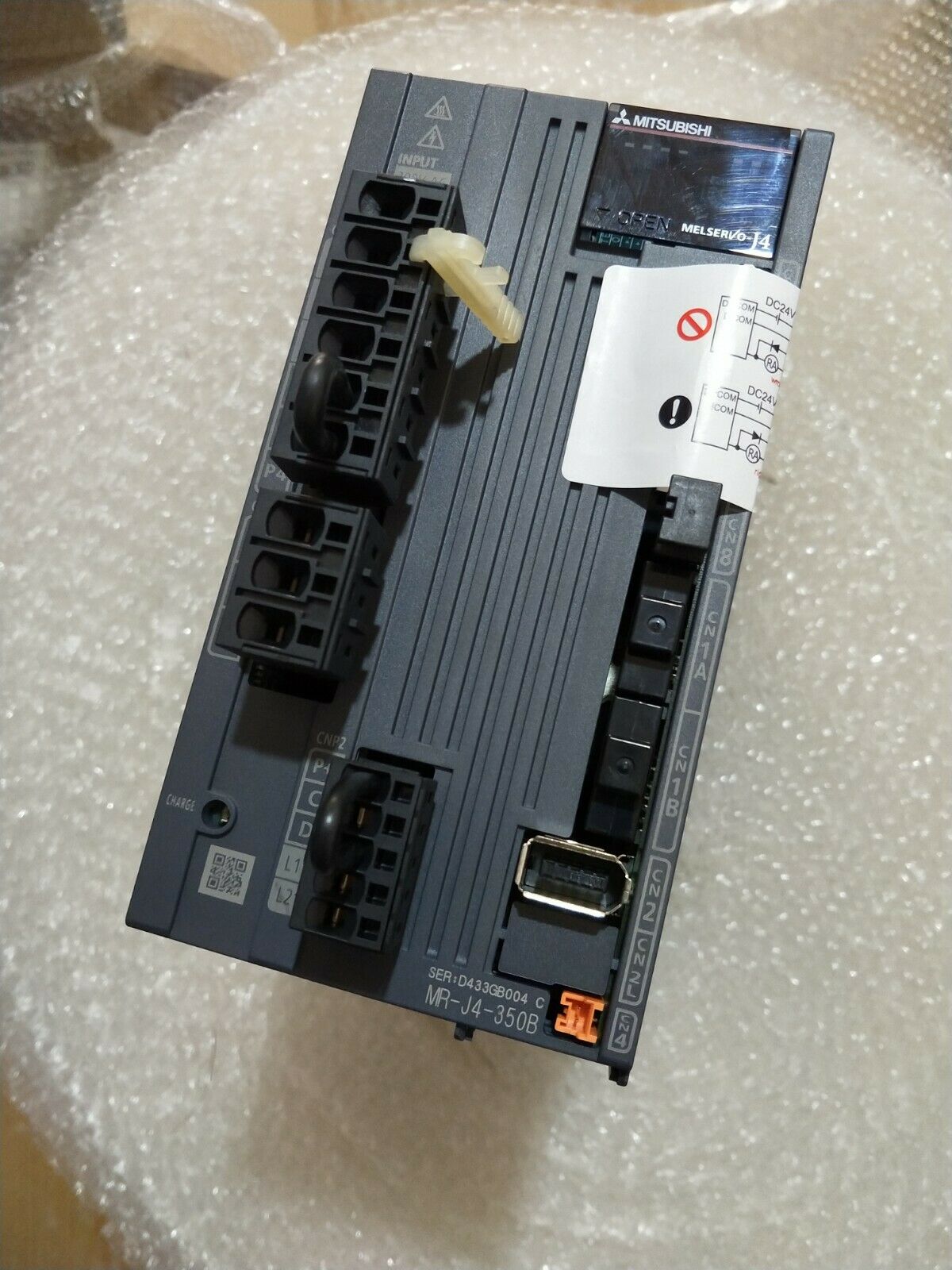 SERVO DRIVE " MITSUBISHI " รุ่น MR-J4-350B