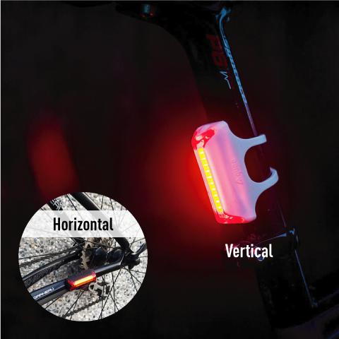 ไฟท้าย GUEE COB-X RED Rear LED LIGHT (USB.) ไฟแสงสีแดง