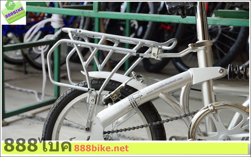 ตะแกรงหลังรถพับ16-20" ตะแกรงท้าย VINCITA C010 REAR CARRIER SMALL WHEEL ,C010***มีเฉพาะสีดำ*** ตะแกรงรถพับ