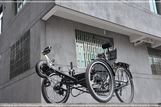 MOTRIKE Recumbent ELECTRIC Bicycle Trikes BIKE, 3*7speeds, Seat Folding 3 wheel, M-009E 250w, MY2024