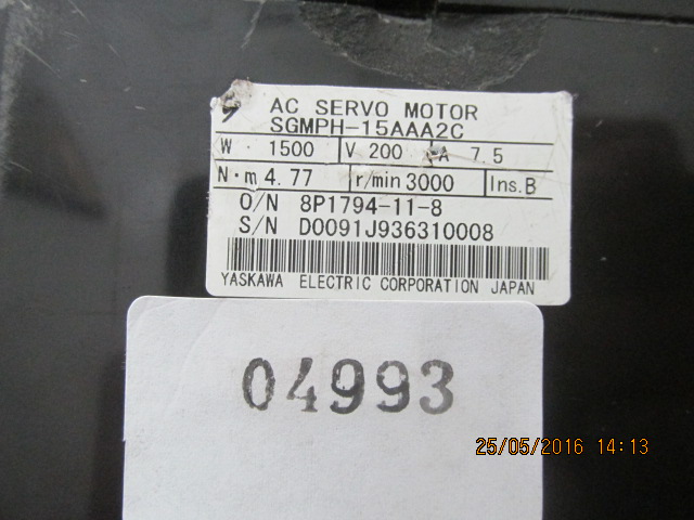 SGMPH-15AAA2C SERVO MOTOR " YASKAWA "
