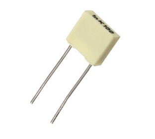 (สั่งขั้นต่ำ 5 ตัว) ฟิล์มคาปาซิเตอร์ Metallized Polyester Film 0.01uF 250Vdc ±5% ระยะห่างขา 5.0mm