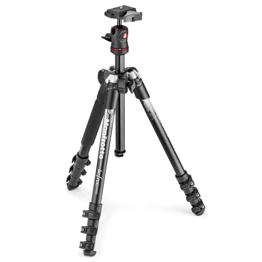ขาตั้งกล้อง BeFree Color Aluminium Travel Tripod kit, Gray สีเทา MF-MKBF-4GYBH Manfrotto ประกันศูนย์ 10 ปี