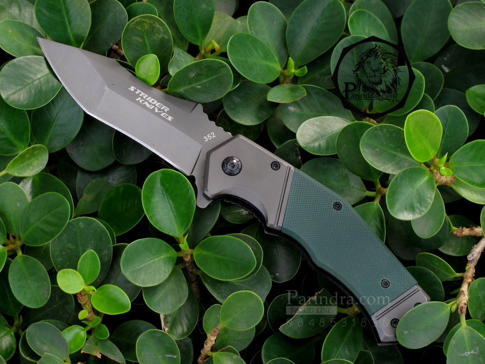 มีดพับ STRIDER รุ่น 352 Green Beret ด้ามลายเขียวทหาร (OEM)