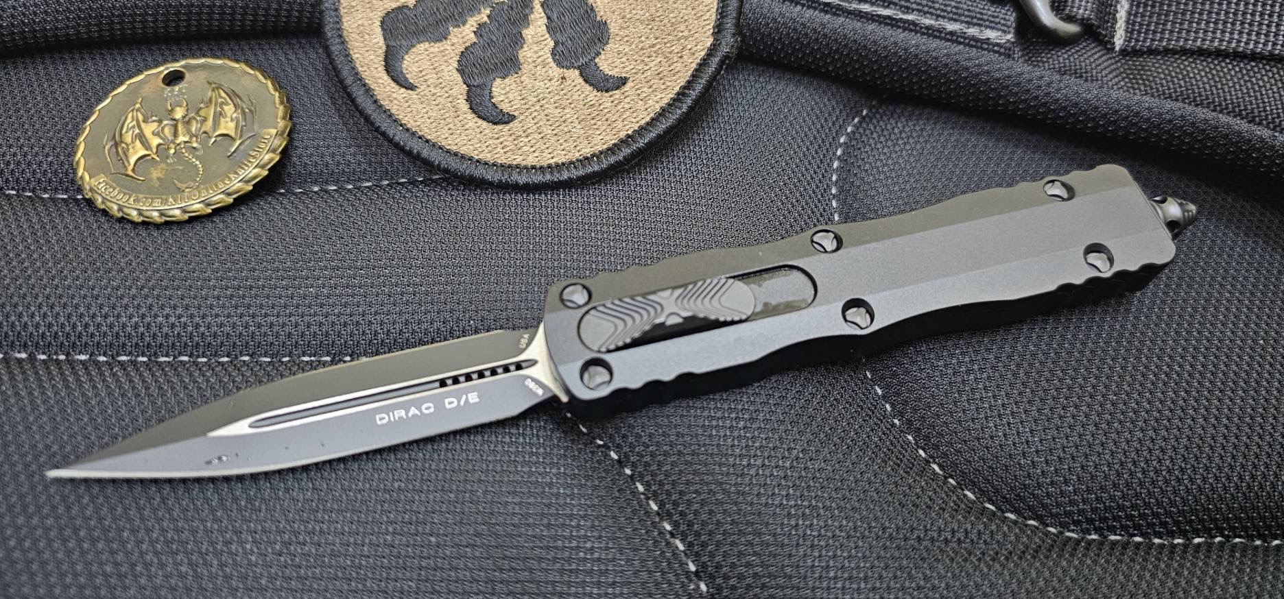 Microtech Dirac Dagger OTF Automatic Knife Black