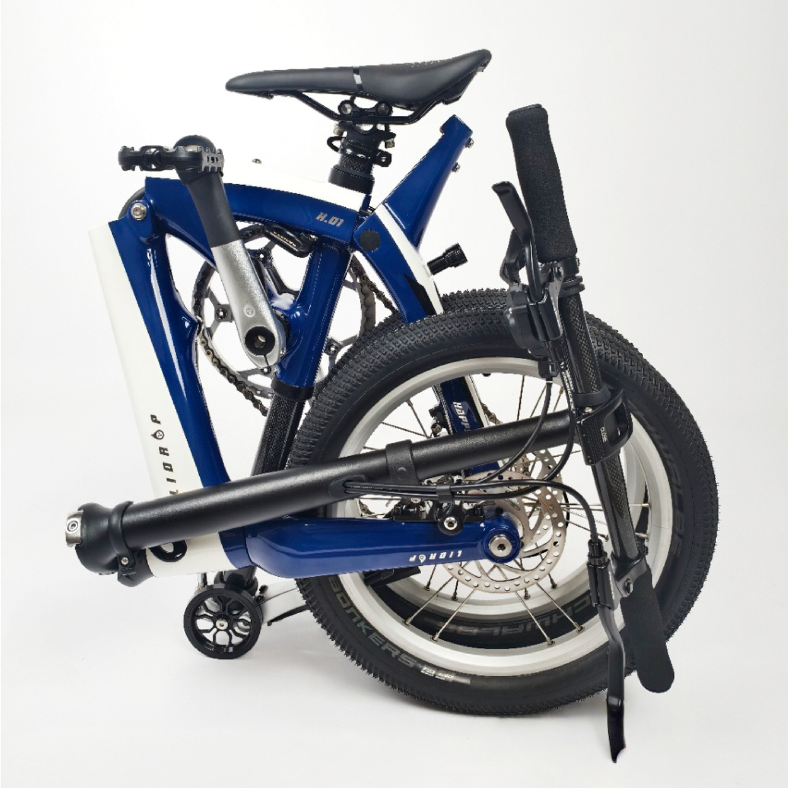 จักรยานพับ Lidrop Hapy Pet Retro Max 2025 | คาร์บอนไฟเบอร์ 5 สปีด ล้อ 16 นิ้ว น้ำหนักเบาเพียง 7.6 กก.