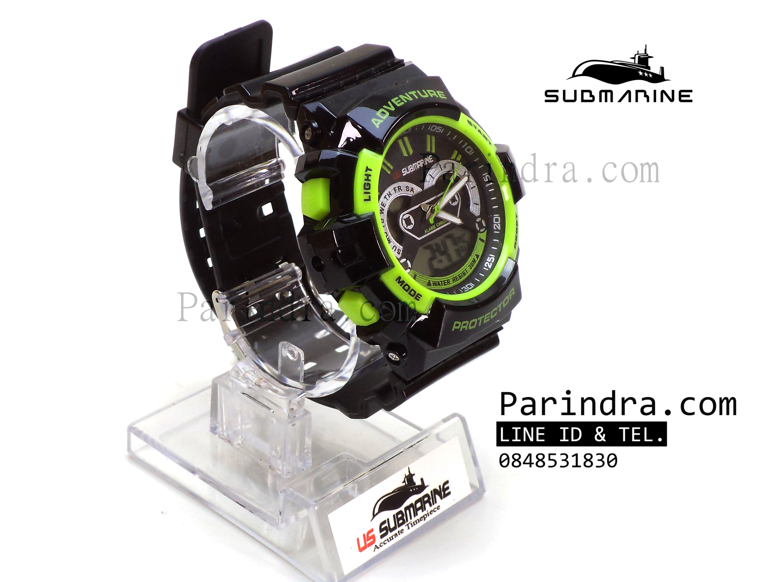 นาฬิกา US submarine TP3160M ดำ-เขียว