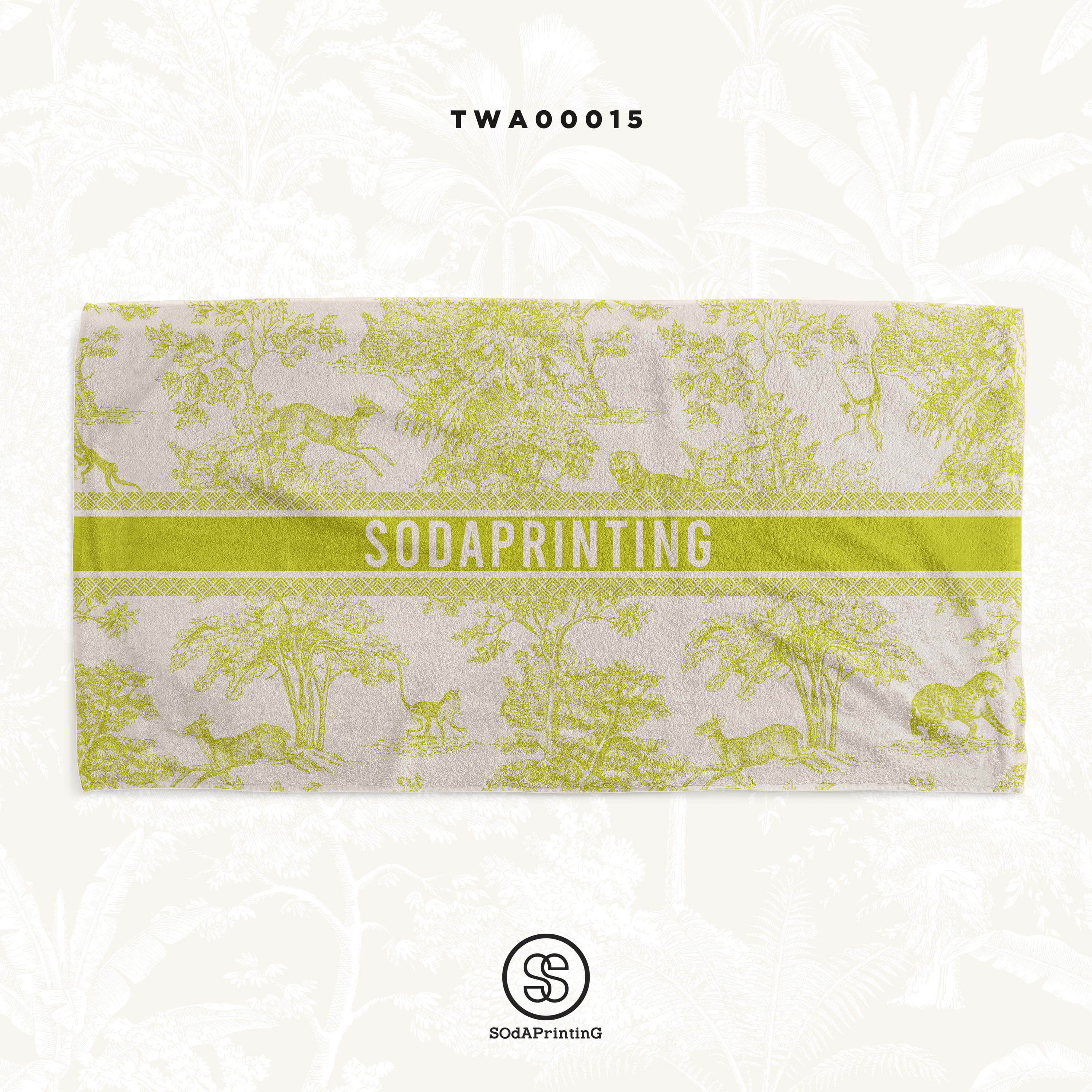 ผ้าเช็ดตัว FOREST รหัส TWA00015 #SOdAtowel #SodAhome #ผ้าขนหนู #ผ้าเช็ดตัว #towel #FOREST