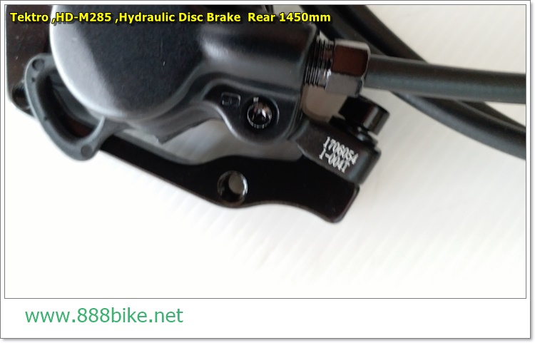 ดิสเบรคน้ำมัน Tektro HD-M285 Hydraulic Disc Brake (หน้า หรือ หลัง) มือเบรค+คาลิปเปอร์+ใบดิสเบรค+สาย