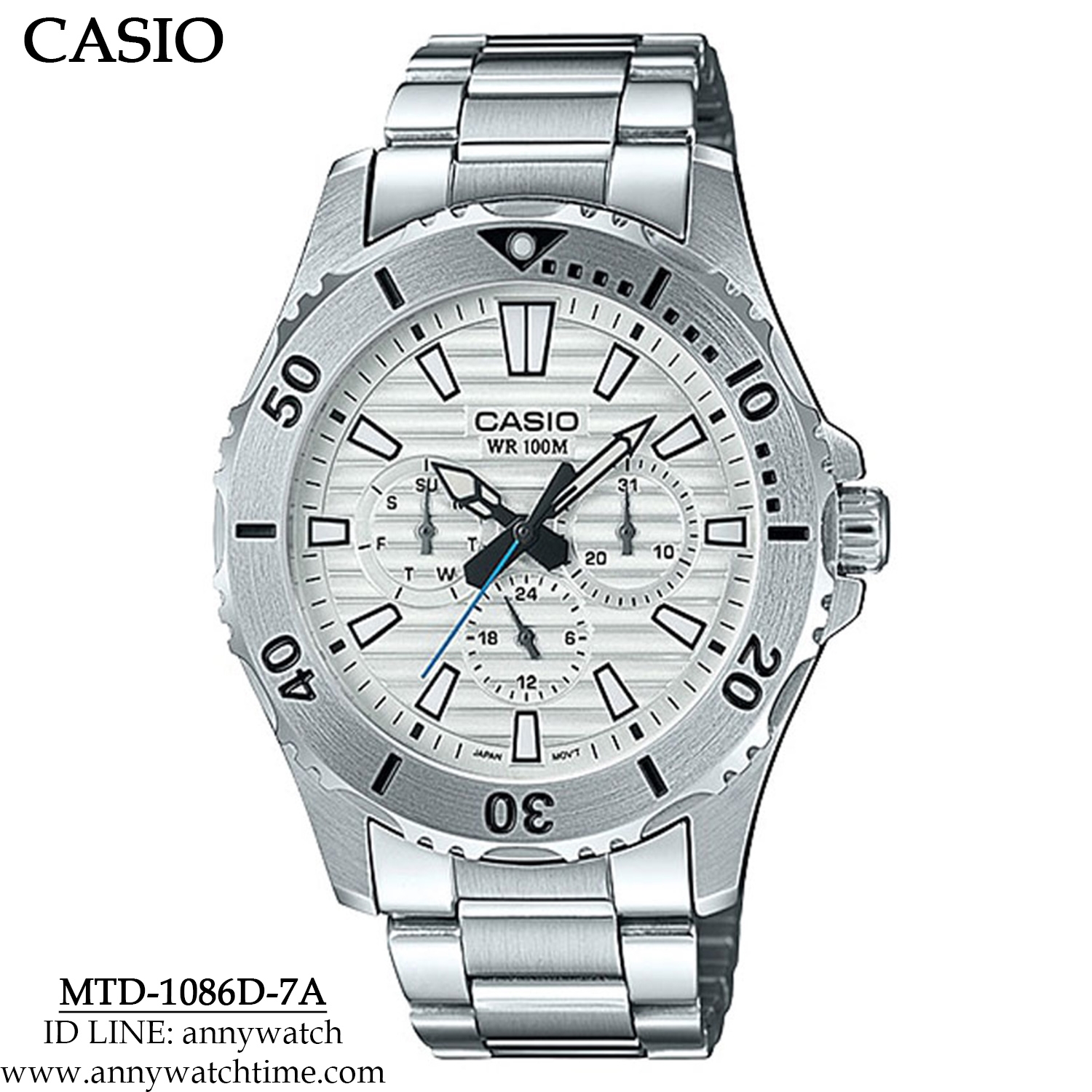 CASIO MTD-1086D-7A