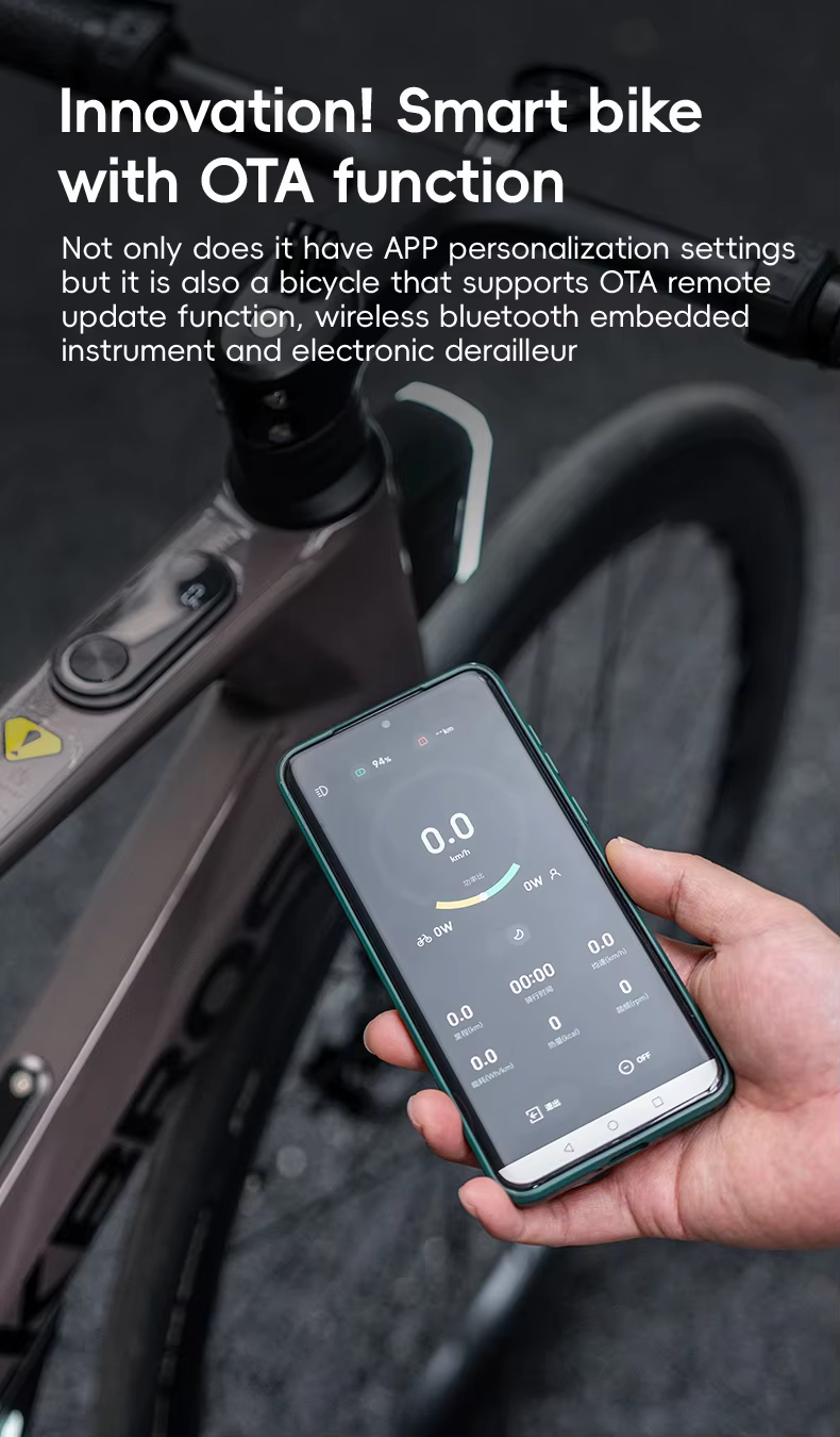 ROCKBROS FTR E-BIKE จักรยานไฟฟ้าคาร์บอน 13.8 กก. | มอเตอร์ 250W | แบต LG | วิ่ง 150 กม. | L-TWOO 11 สปีด