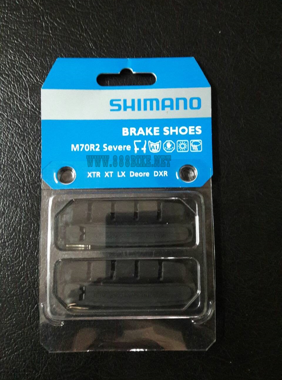 ผ้าเบรค Shimano รุ่น M70R2 วีเบรค รุ่น XTR XT LX DEORE