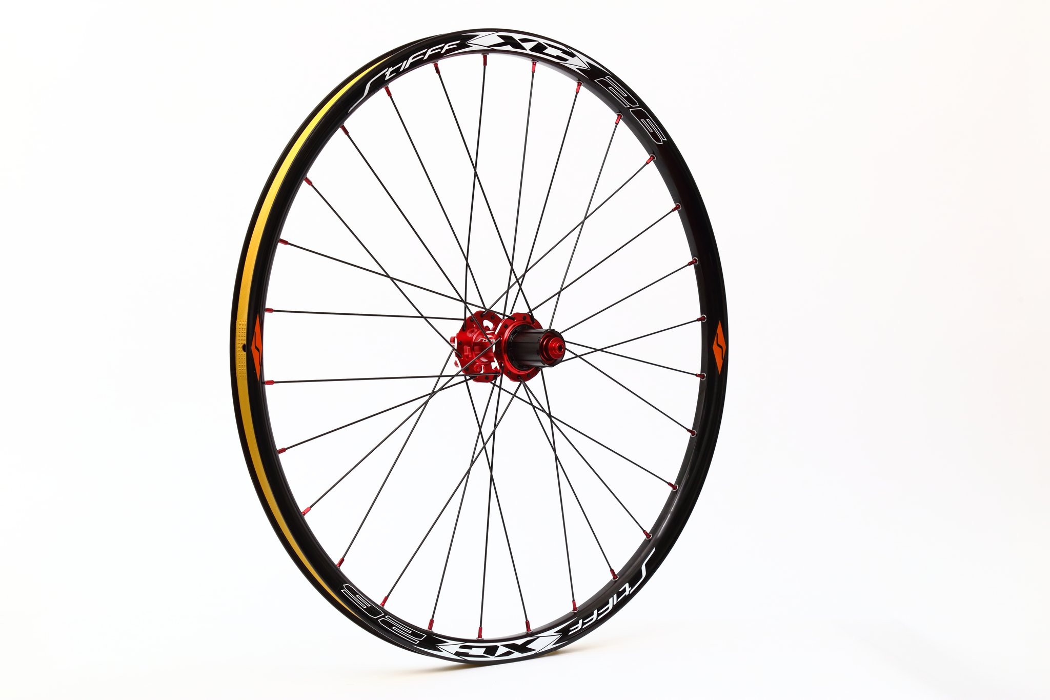 ชุดล้อเสือภูเขา Stifff XC-26 ท๊อปอลูฯ ขนาด26 โม่ Shimano 8-11s 6 Pawls / 48 Clicks รองรับ Tubeless Ready