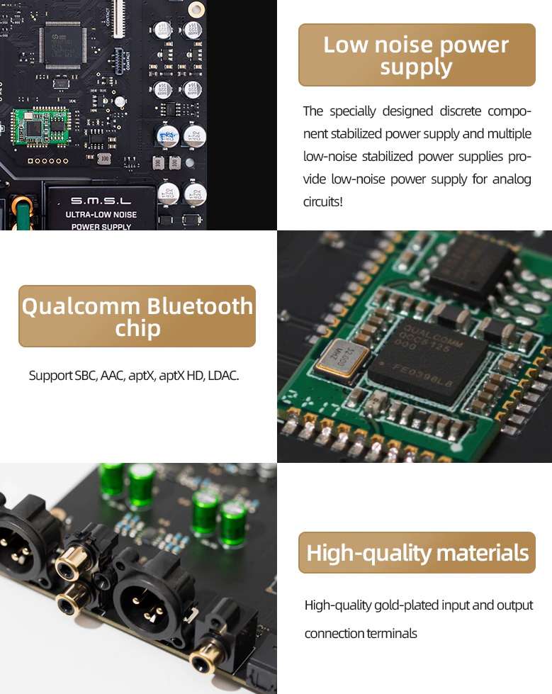 SMSL D300 DAC ตั้งโต๊ะชิป ROHM BD34301EKV ระดับเรือธง ประกันศูนย์ไทย