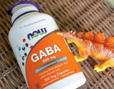 # กังวลก่อนนอน # Now Foods, GABA 500 mg 200 Veg Capsules