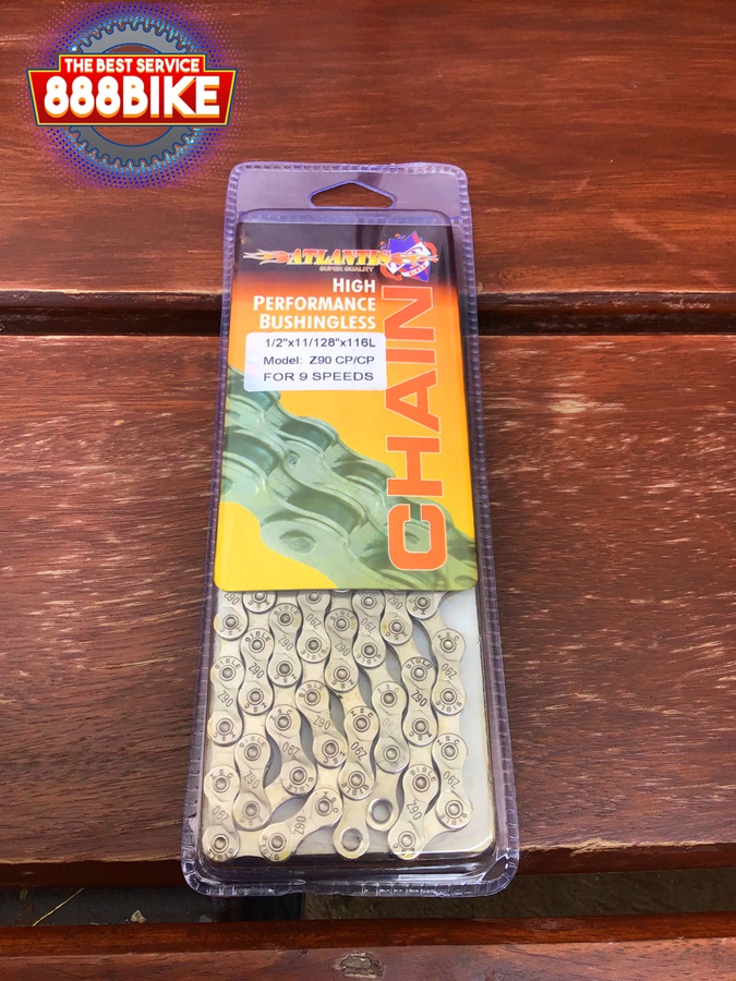 โซ่จักรยาน ATLANTIS, Z90 bicycle speed โซ่ 9 Speeds Chain