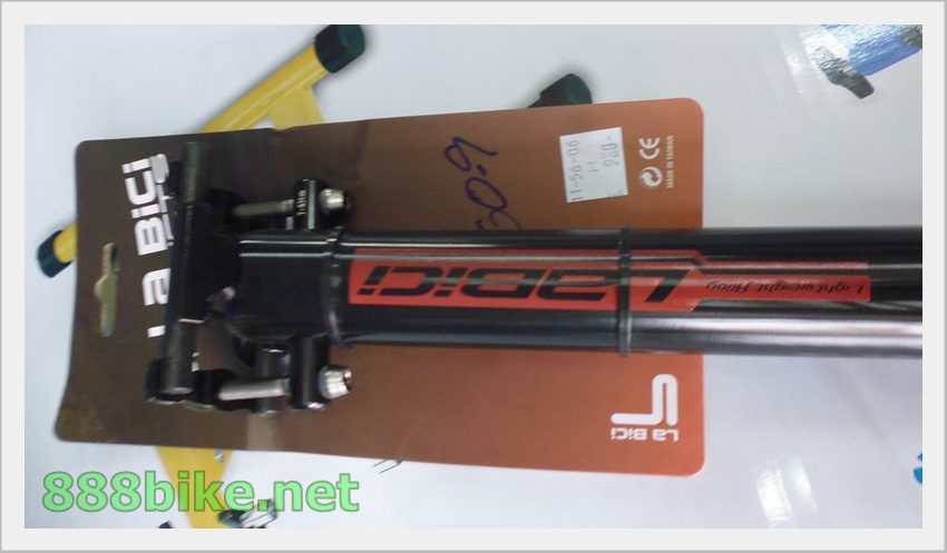 LABICI หลักอาน LA BICI LB-37 ดำขาว แดง ขนาด 27.2,30.9ม31.6