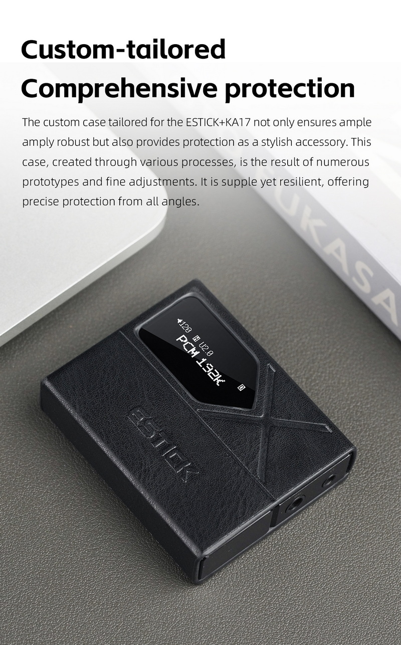 FiiO SK-ESTICK เคสหนังสำหรับ ESTICK ให้การป้องกันที่ยอดเยี่ยม ทนทาน เฉพาะเคส [-เคส-]