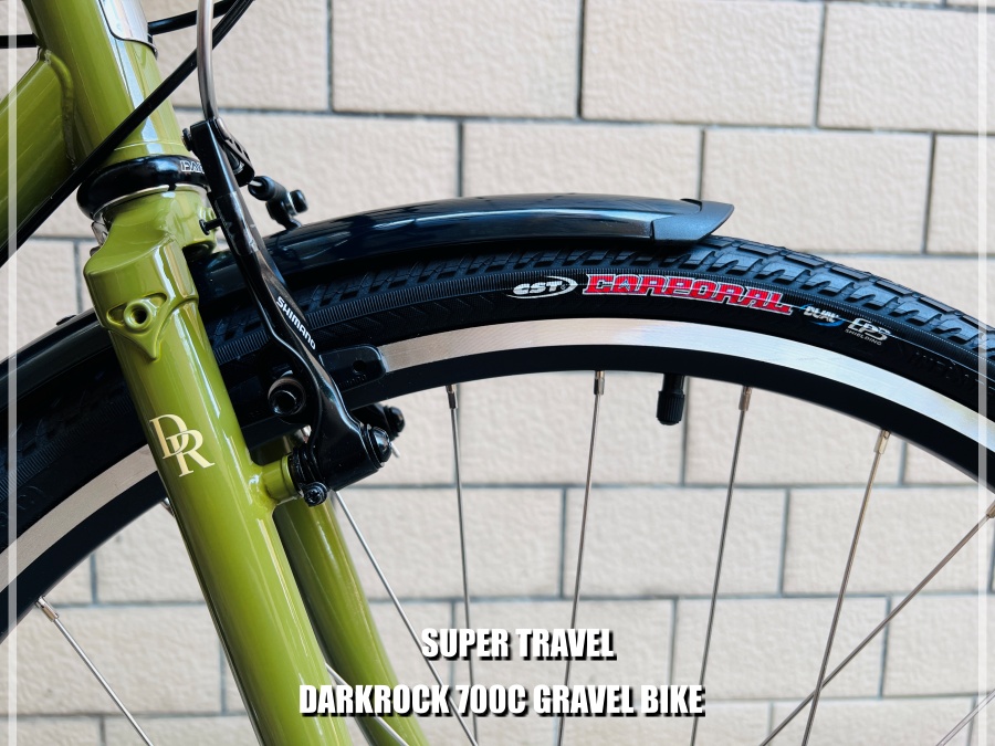 จักรยานกราเวล DARKROCK SUPER TRAVEL 700C GRAVEL BIKE 700C เกียร์ดุม NEXUS ไฟหน้า LED