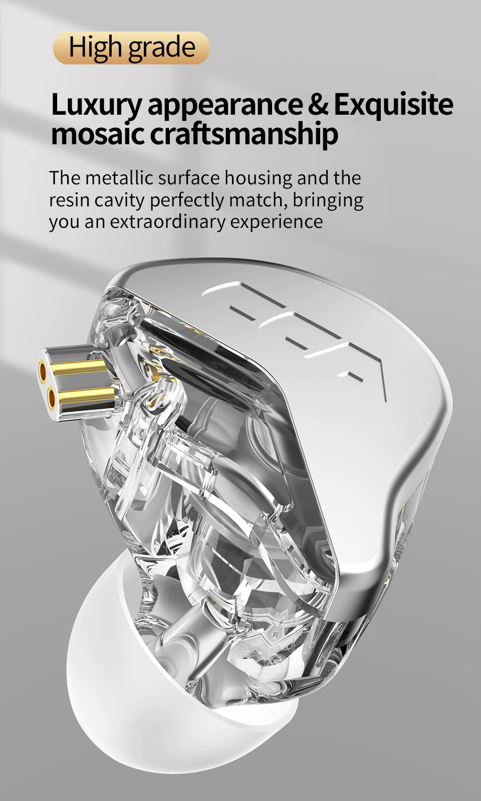 ขาย CCA CRA หูฟัง Dynamic ระดับ HiFi ที่ไม่ธรรมดาเบสลึกหนักแน่น