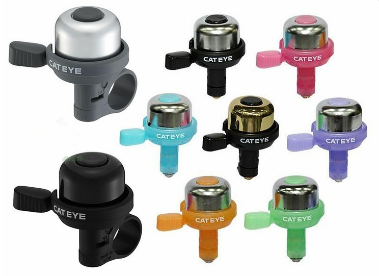 กระดิ่ง CATEYE Bicycle Bells กระดิ่งแคทอาย รุ่น PB-1000-PL Wind Bell Brass, ชุปโครเมี่ยม