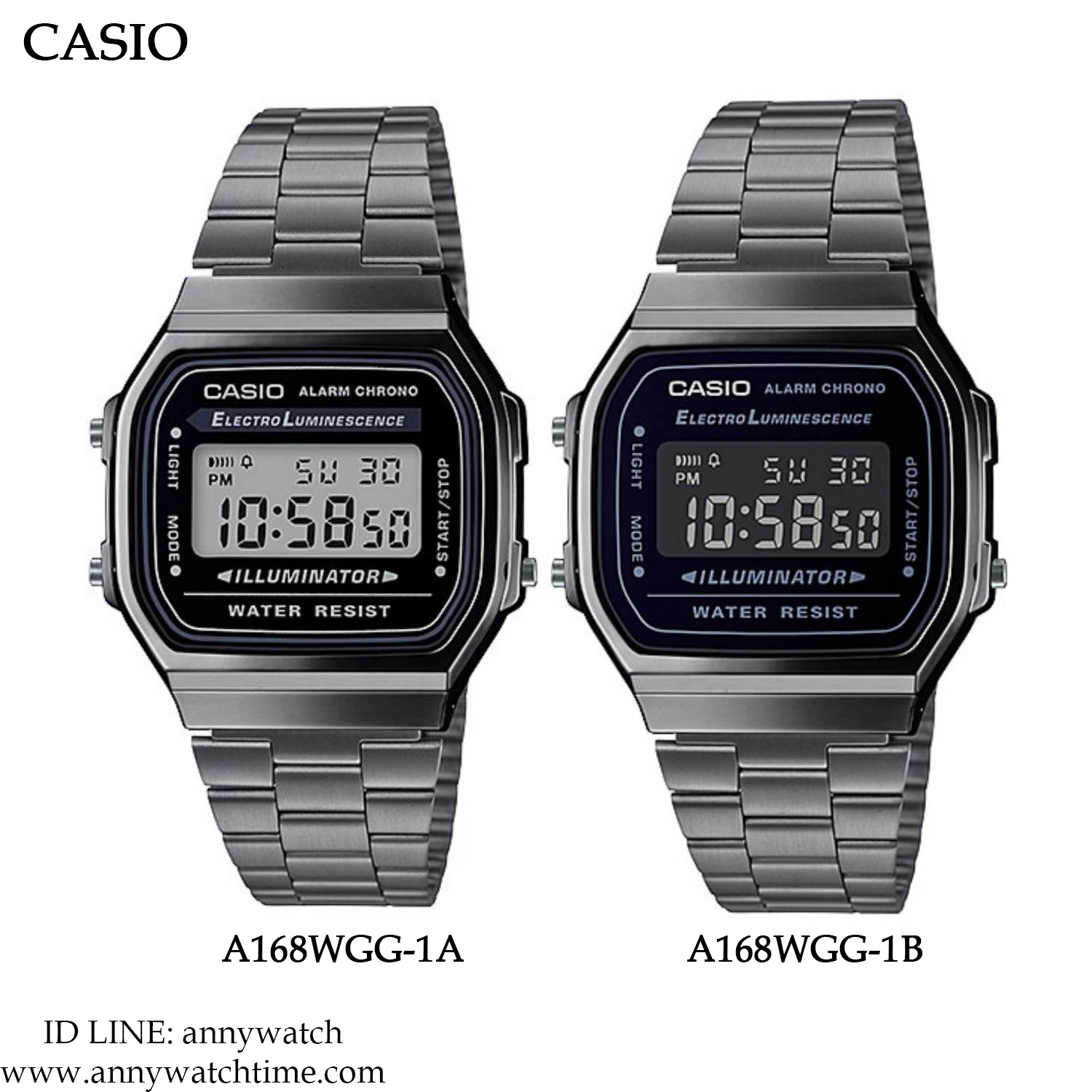 CASIO A168WGG-1A