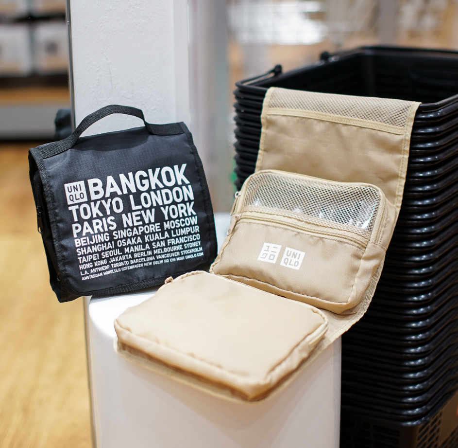 กระเป๋าอเนกประสงค์จัดระเบียบ มีหูหิ้ว (Travel Toiletry Bag) ขนาด20*24*9 ซม.