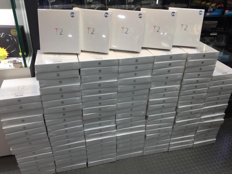 ขาย หูฟัง TTPOD T2 สีน้ำเงินใส สุดยอดหูฟังระดับเทพ 3 driver Hybrid (2BA 1 Dynamic) เสียงดี สายถักไม่พันกัน