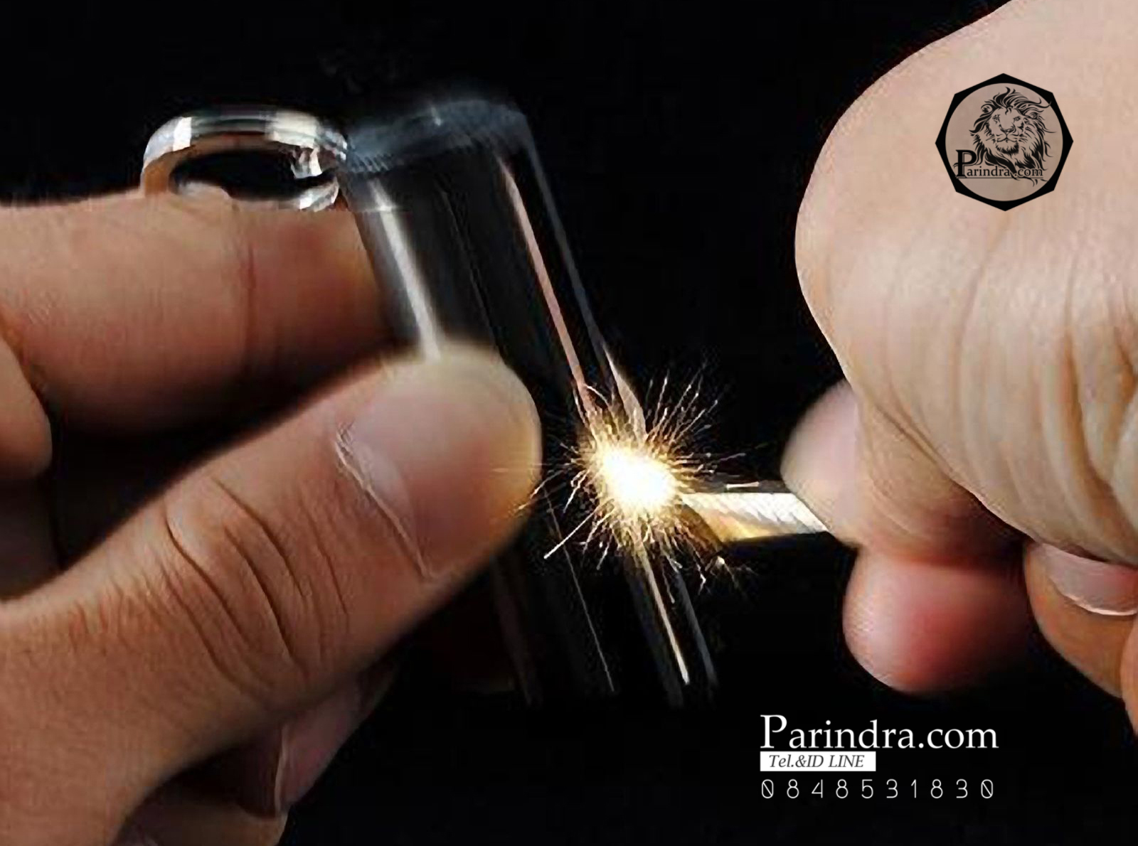 ไม้ขีดไฟไม่กลัวน้ำ เติมน้ำมันรอนสันในการจุด แบบแท่งกลม