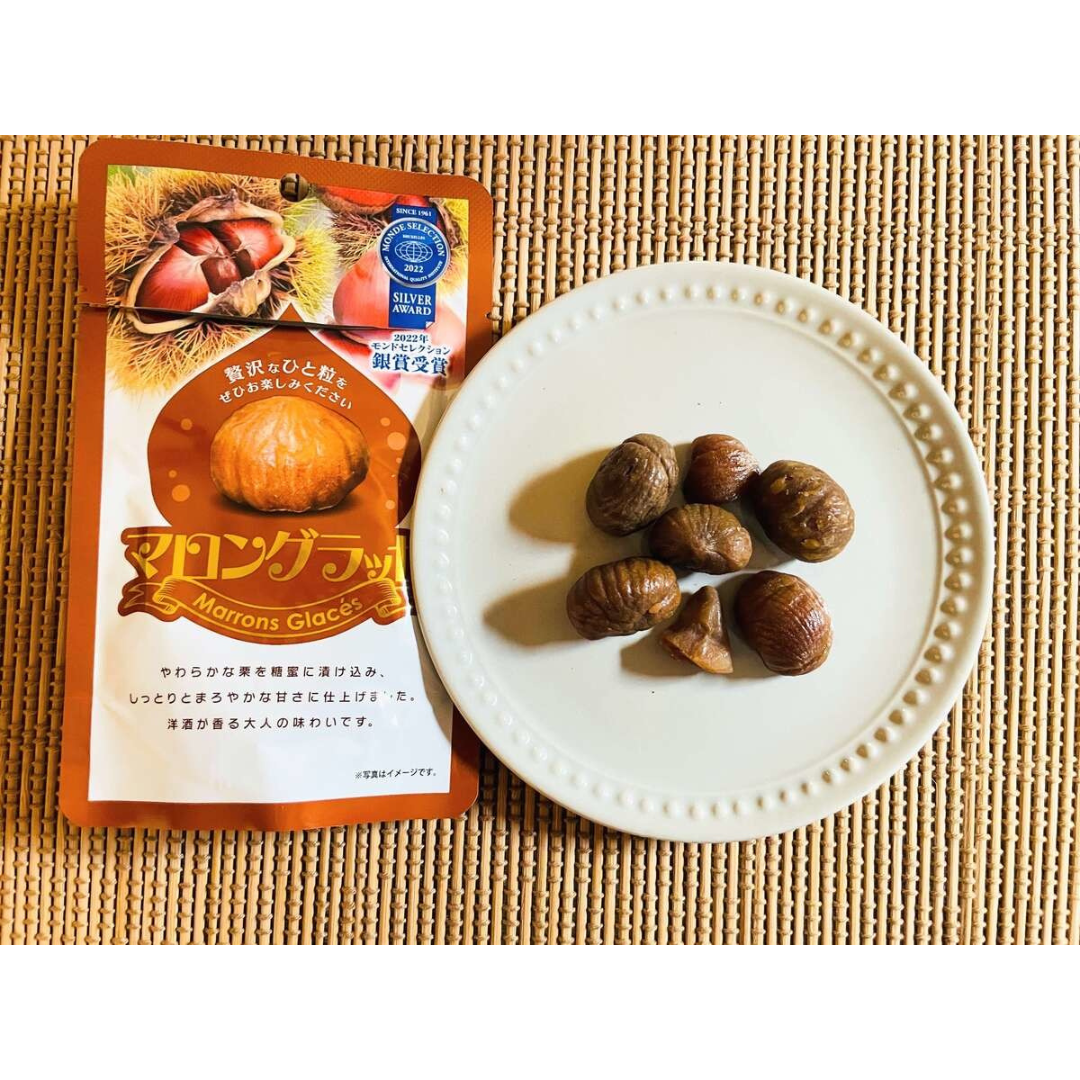 Marrons Glace เกาลัดพรีเมียม รางวัล Monde Selection บรรจุ 40 g.