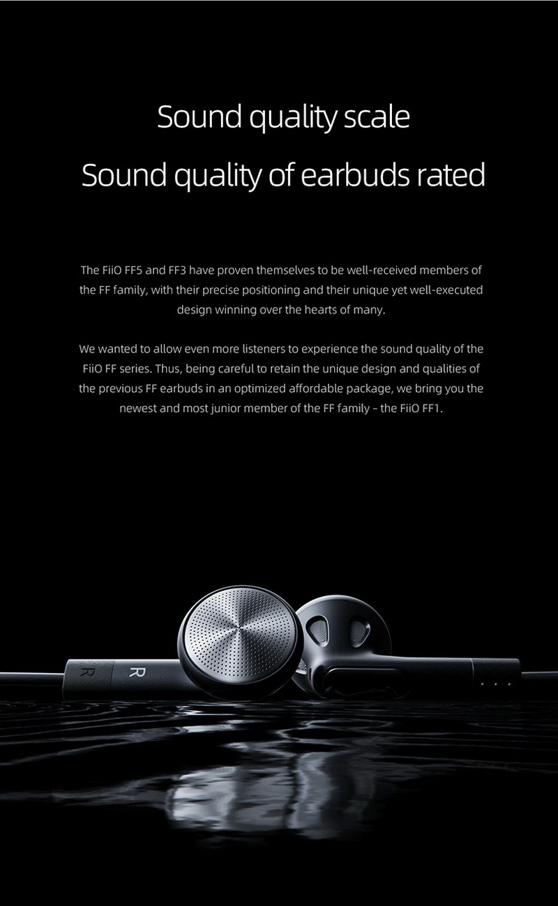 FiiO FF1 หูฟังเอียบัดไดรเวอร์ชุบเบริลเลียม ถอดสายได้ รองรับ Hi-Res ประกันศูนย์ไทย