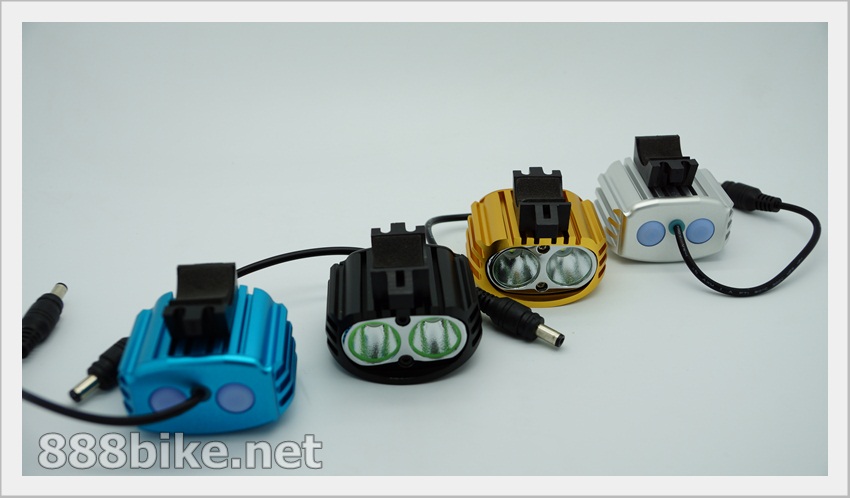 ไฟฉายเอนกประสงค์ ไฟเลด YPD 2 x Cree XM-L U2 LED 4000lm 4-Mode Cool White Bicycle Light