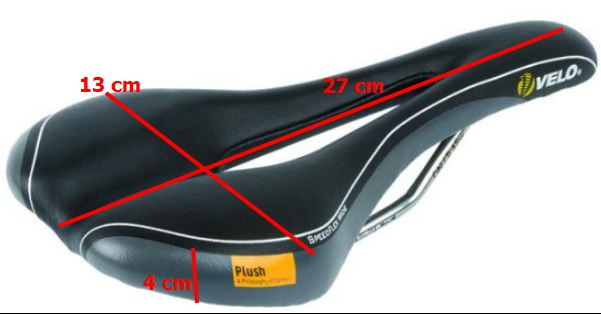 เบาะจักรยาน VELO Plush SADDLE;SpeedFlex Wide" Saddle(โปรดระบุรับแบบมีร่องกลางหรือไม่มีร่องกลางตรงหมายเหตุ) สำเนา