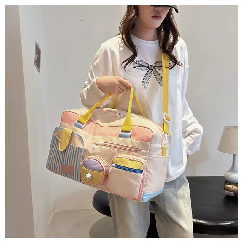 กระเป๋าเดินทางแบบหิ้วพร้อมสายสะพายข้าง รุ่น A-9919 ขนาด ก.47*ส.27*ก้น 22 ซม.