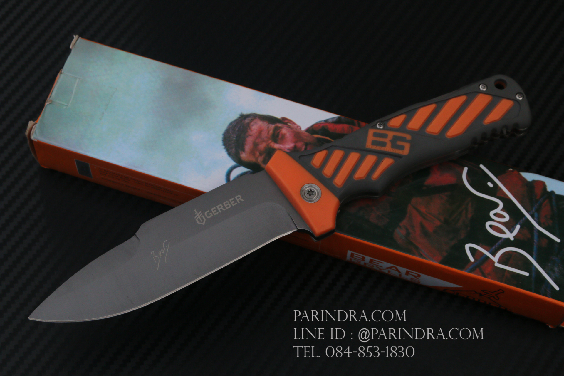 มีดใบตาย Gerber Bear Grylls Hunting Fixed Blade Knife ขนาด 10 นิ้ว (OEM)