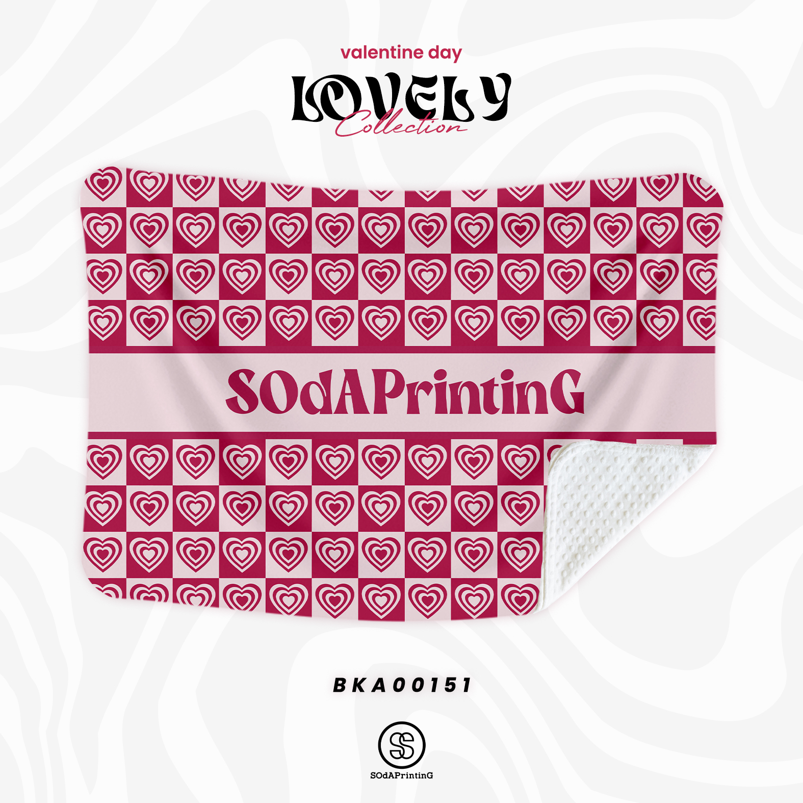 ผ้าห่ม ใส่ชื่อได้ Lovely Collection BKA00151 #ใส่ชื่อได้ #SOdAblanket #SOdAhome