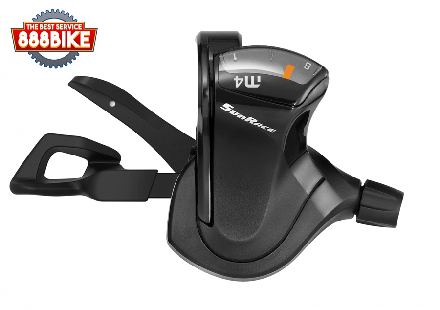 มือเกียร์เสือภูเขา Sunrace 3x7 , 3x8 , 7 , 8สปีด DLM400 มีสาย (มีกล่อง)