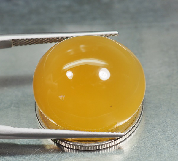 คาลซิโดนีสีเหลือง(Yellow Chalcedony) 25.95 กะรัต
