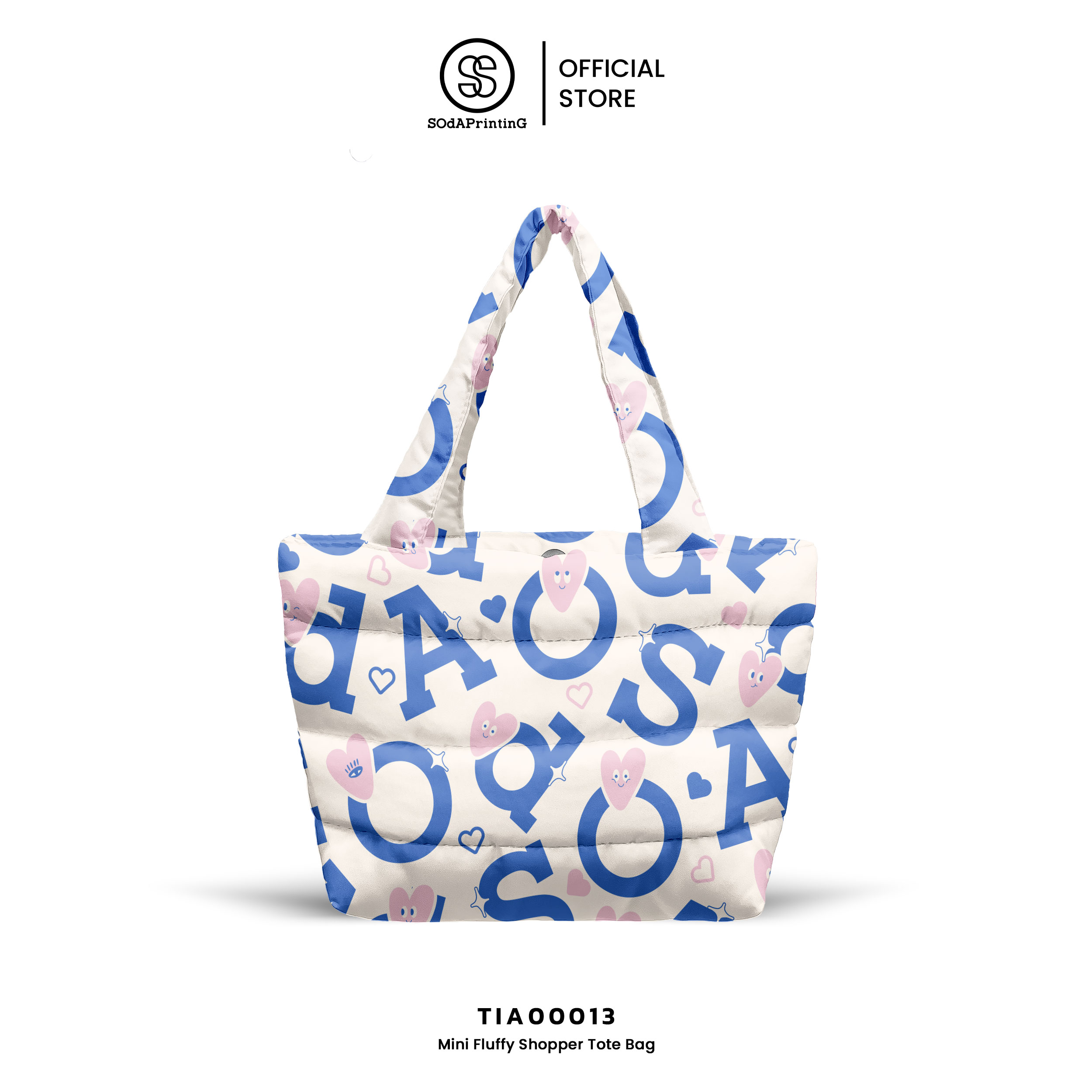 Mini Fluffy Shopper Tote Bag - SOdAPrintinG ของขวัญแบบนี้มี